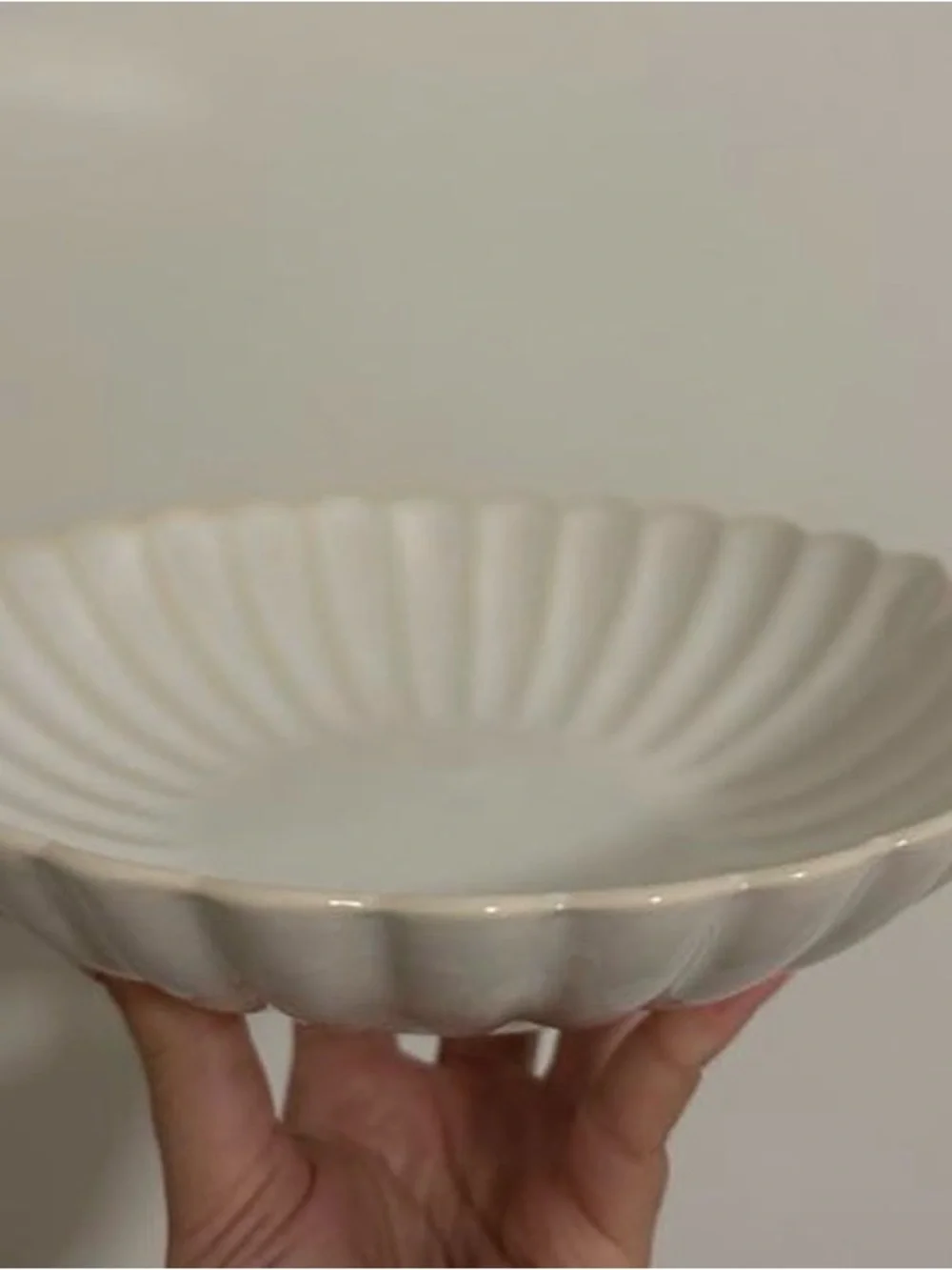 Pioneer Woman Colette Stoneware Dinner Bowls, Cream, Set of 4